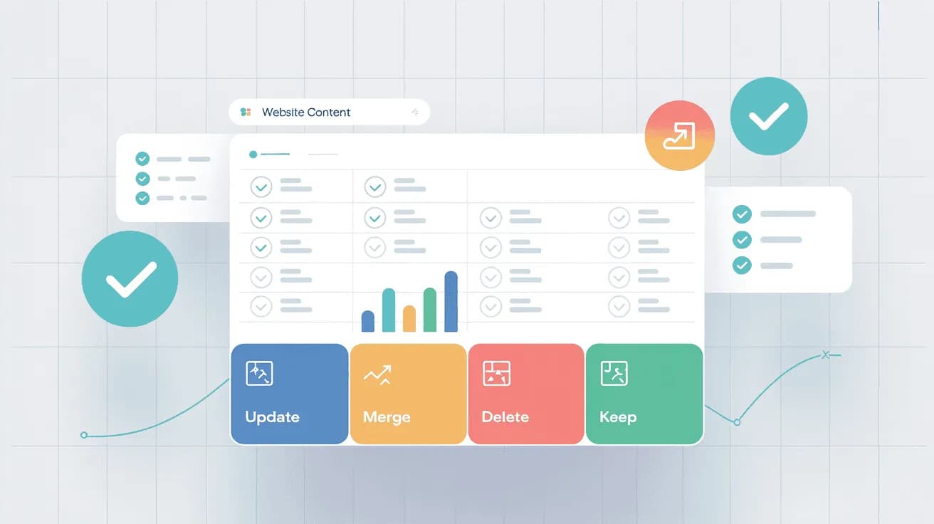 Content Audit Guide 2026: Which Pages to Update, Merge, or Delete