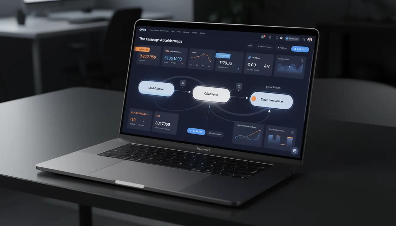 Automated Marketing Workflow Hero 2026 — visual overview of a marketing automation trigger-action pipeline