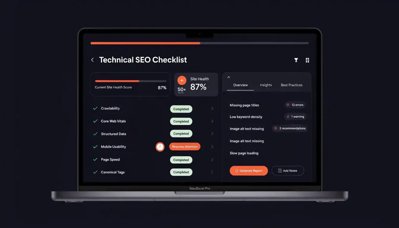 Technical SEO Checklist 2026: 50+ Items for a Fully Optimized Site